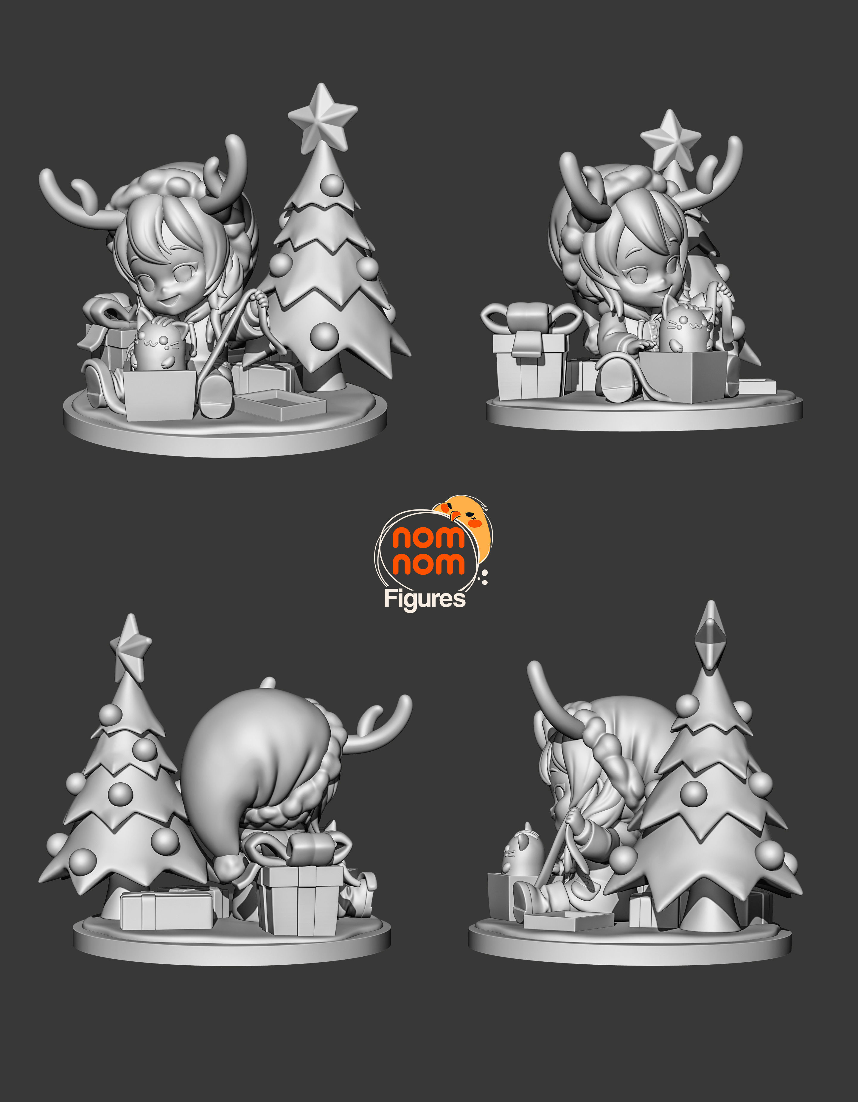 Nomi - Original Chibi Character 3D print model_2