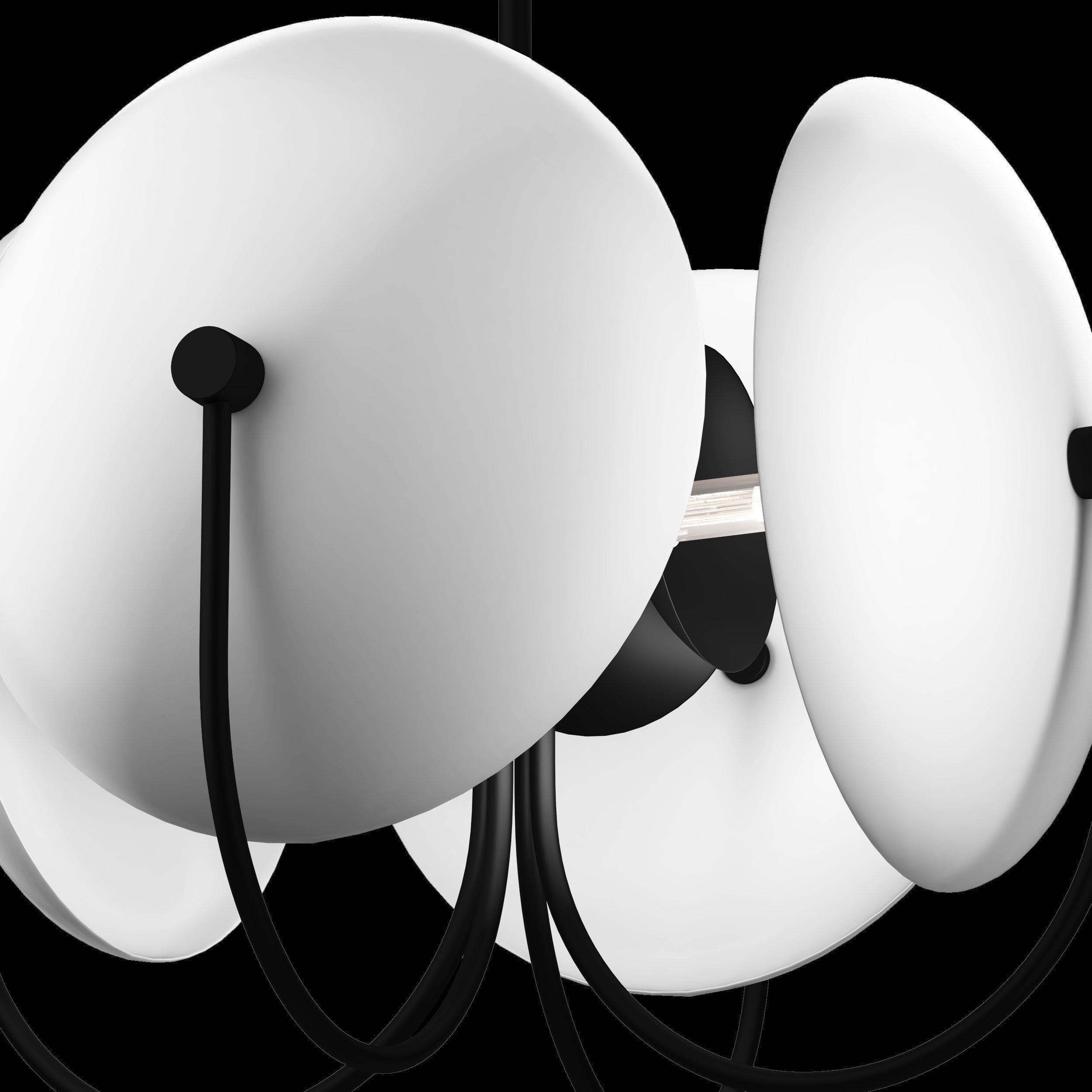 Reflex chandeliers 3D model_3