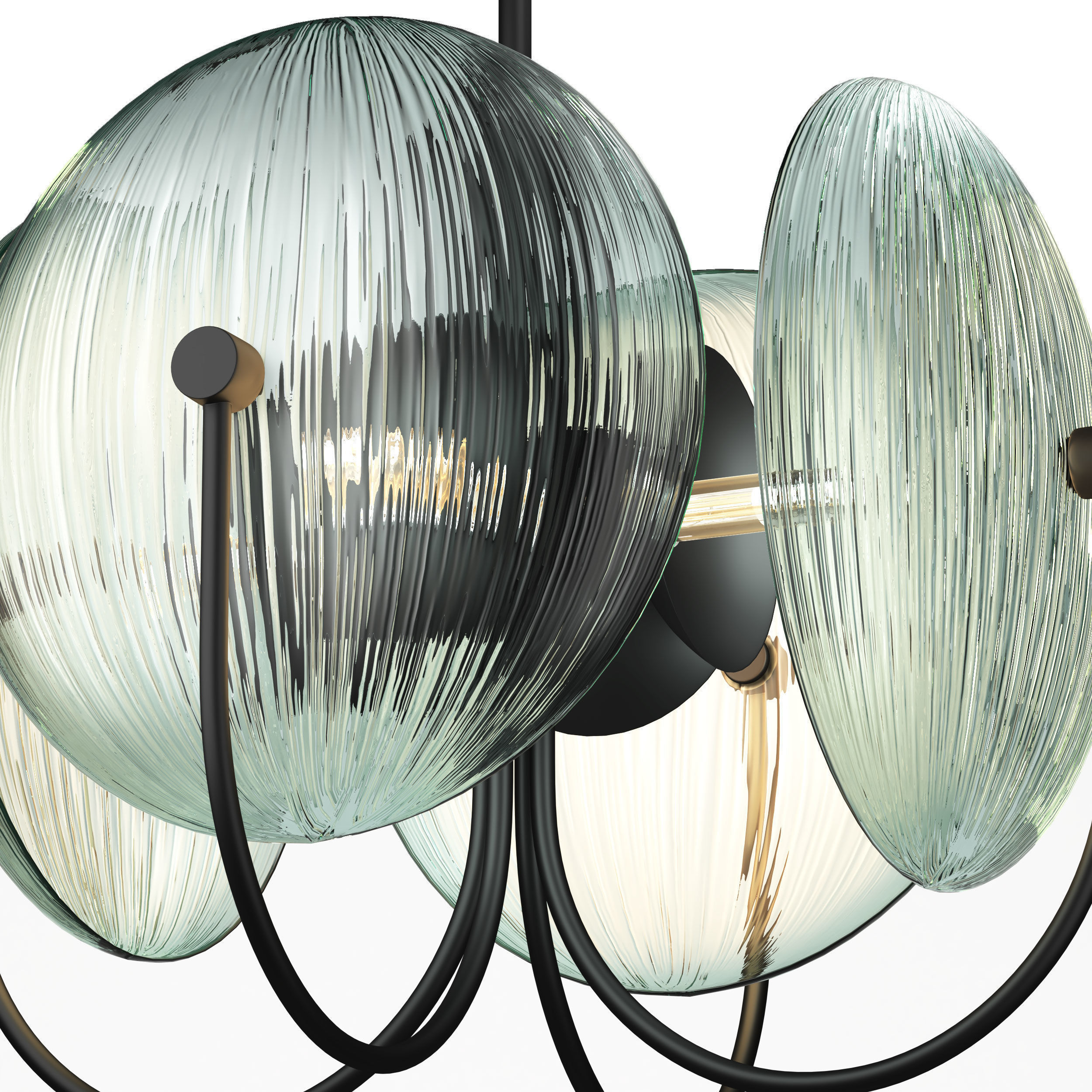 Reflex chandeliers 3D model_2