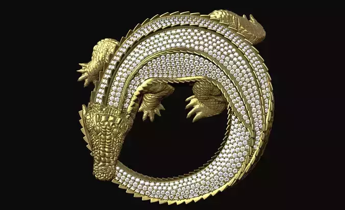 Crocodile pendant