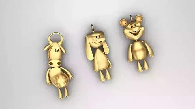 Kids Pendant 3D print model