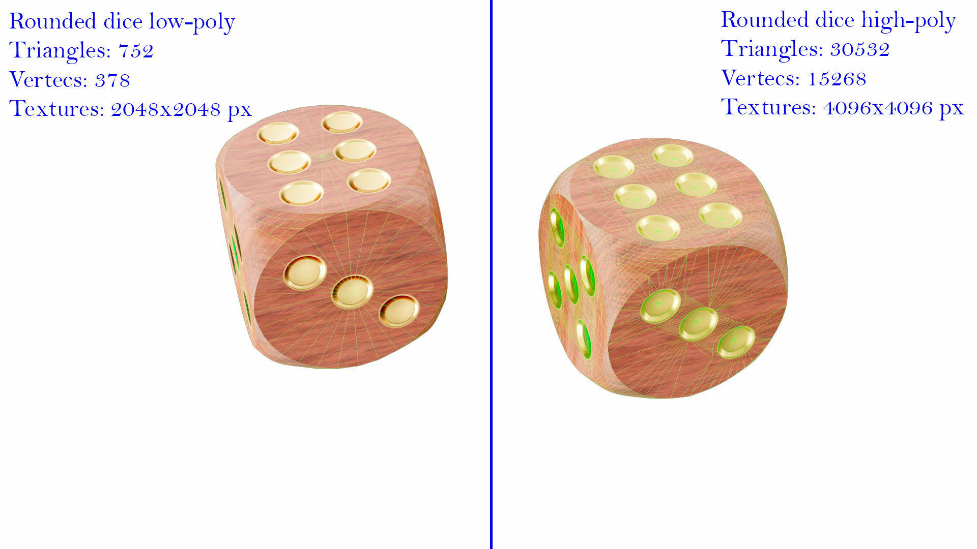 Dice collection 3D model_6