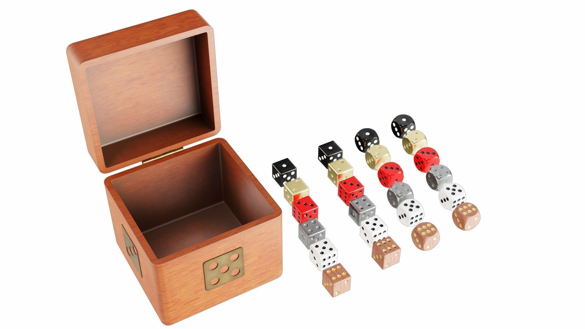 Dice collection 3D model_7