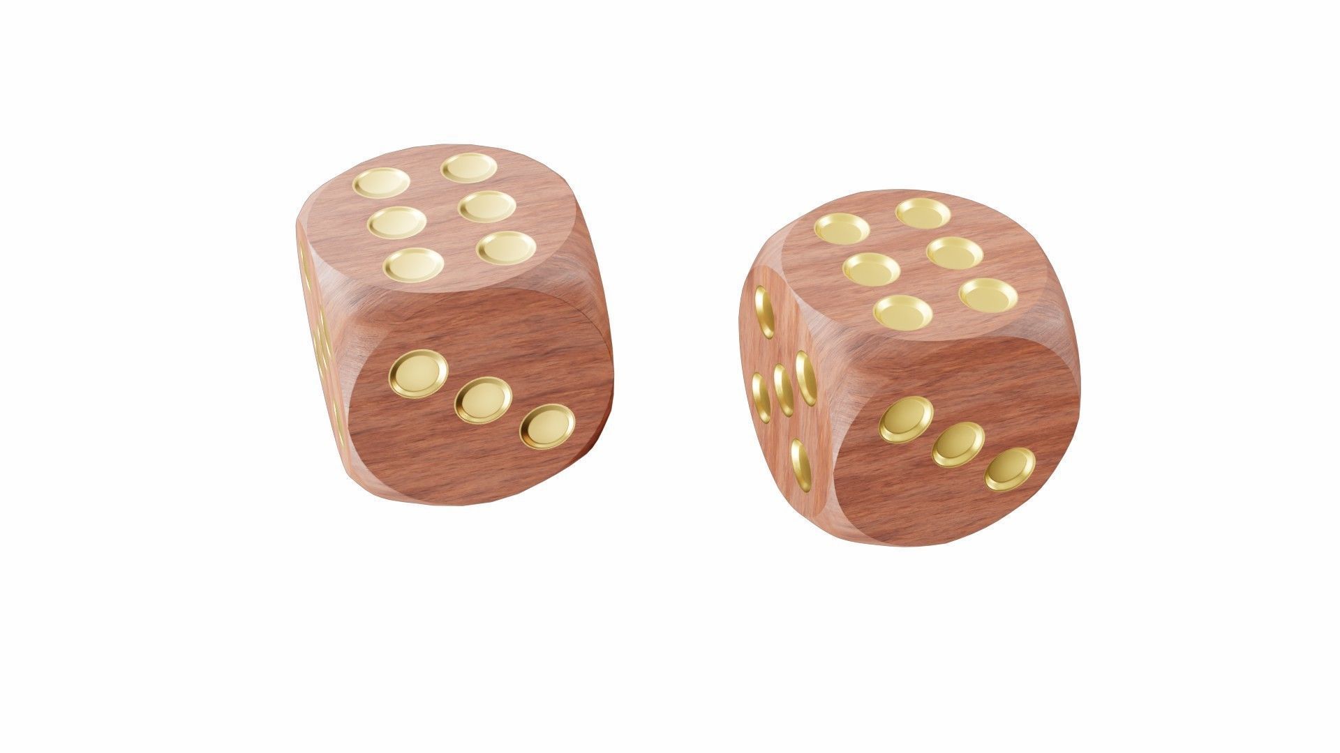Dice collection 3D model_5