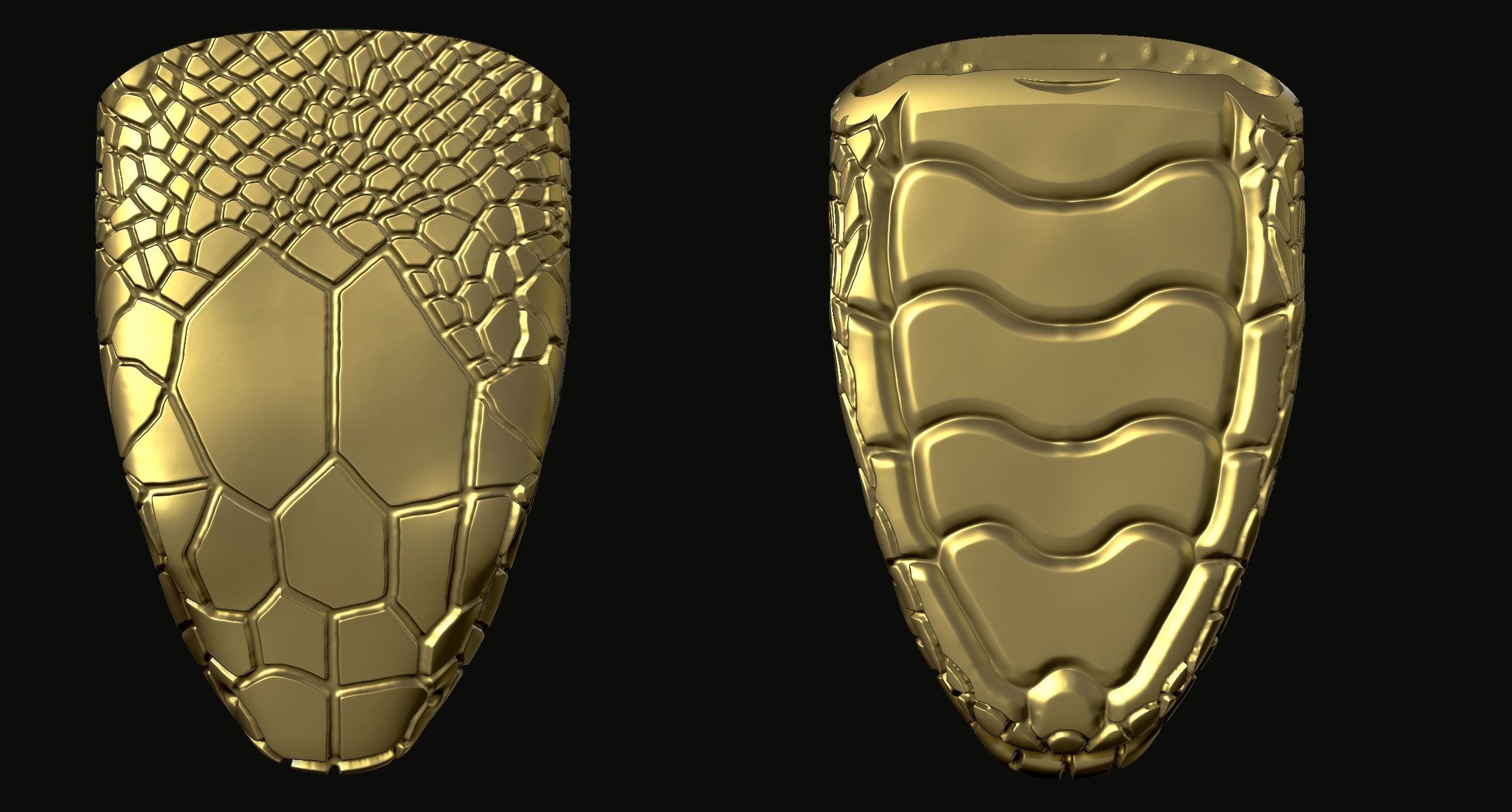 Snake belt 3D print model_2