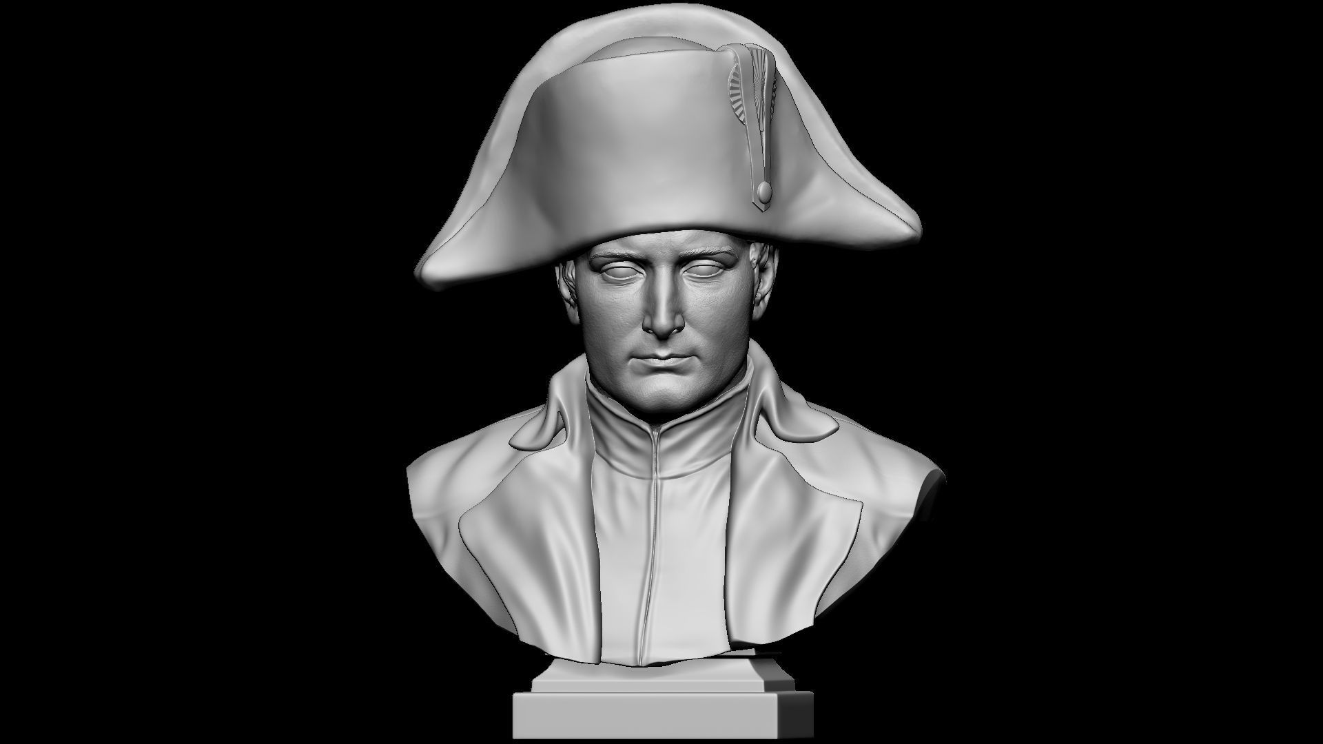 Napoleon Buonaparte v2 With hat 3D print model_27