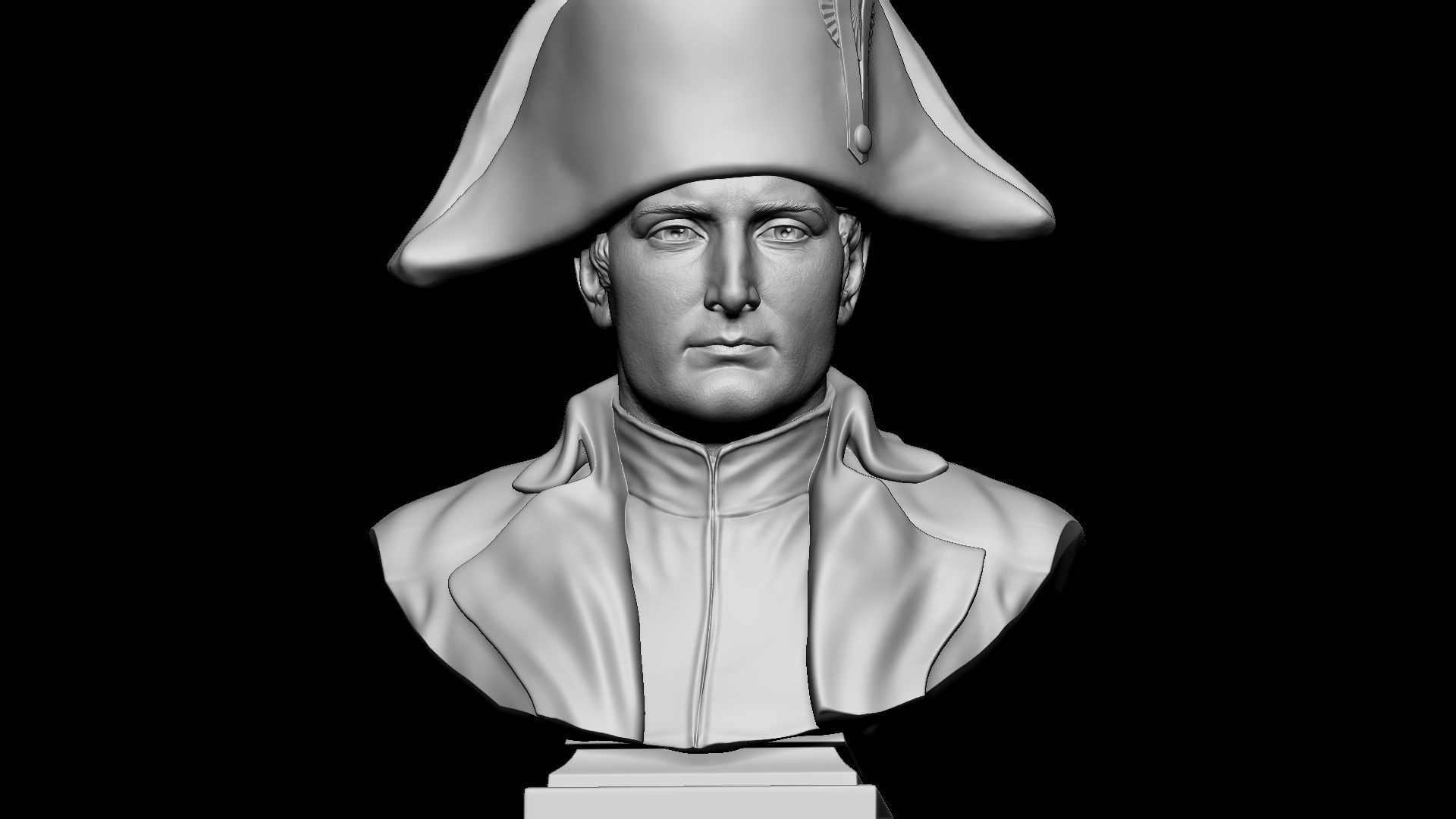 Napoleon Buonaparte v2 With hat 3D print model_4