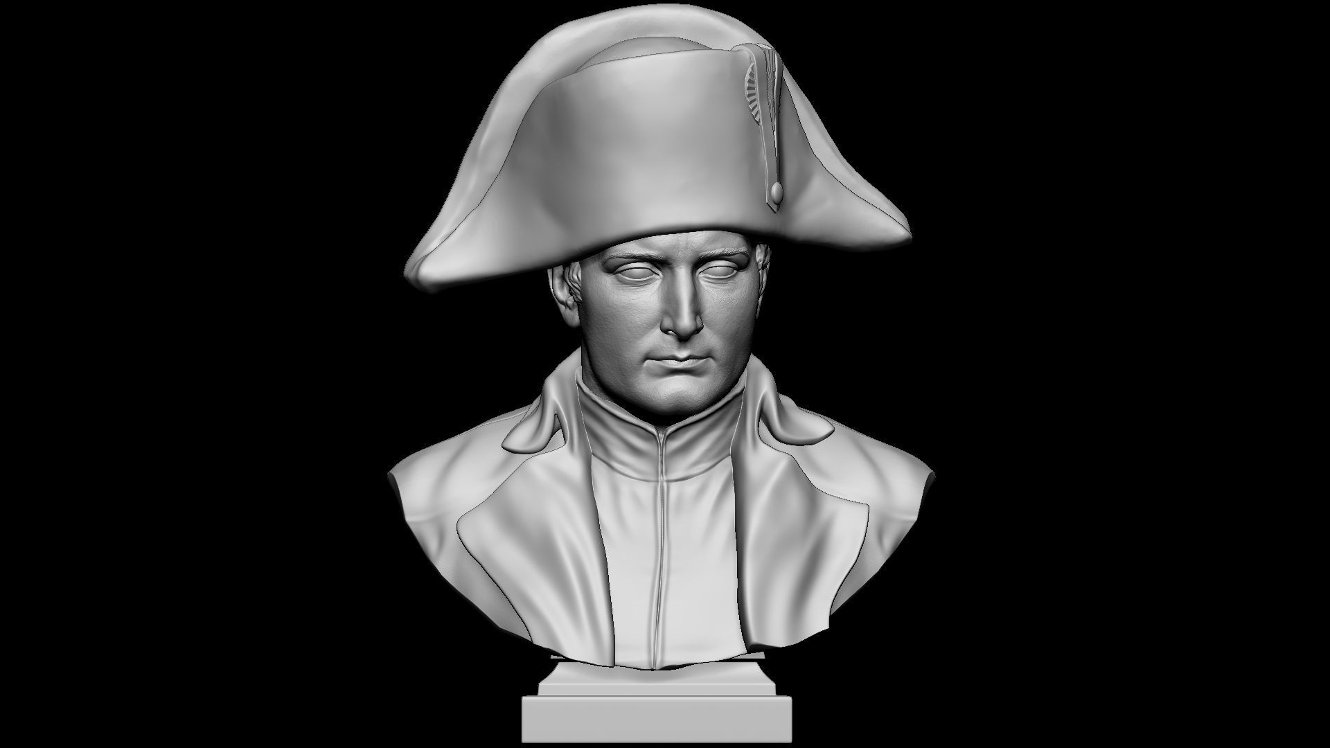Napoleon Buonaparte v2 With hat 3D print model_16