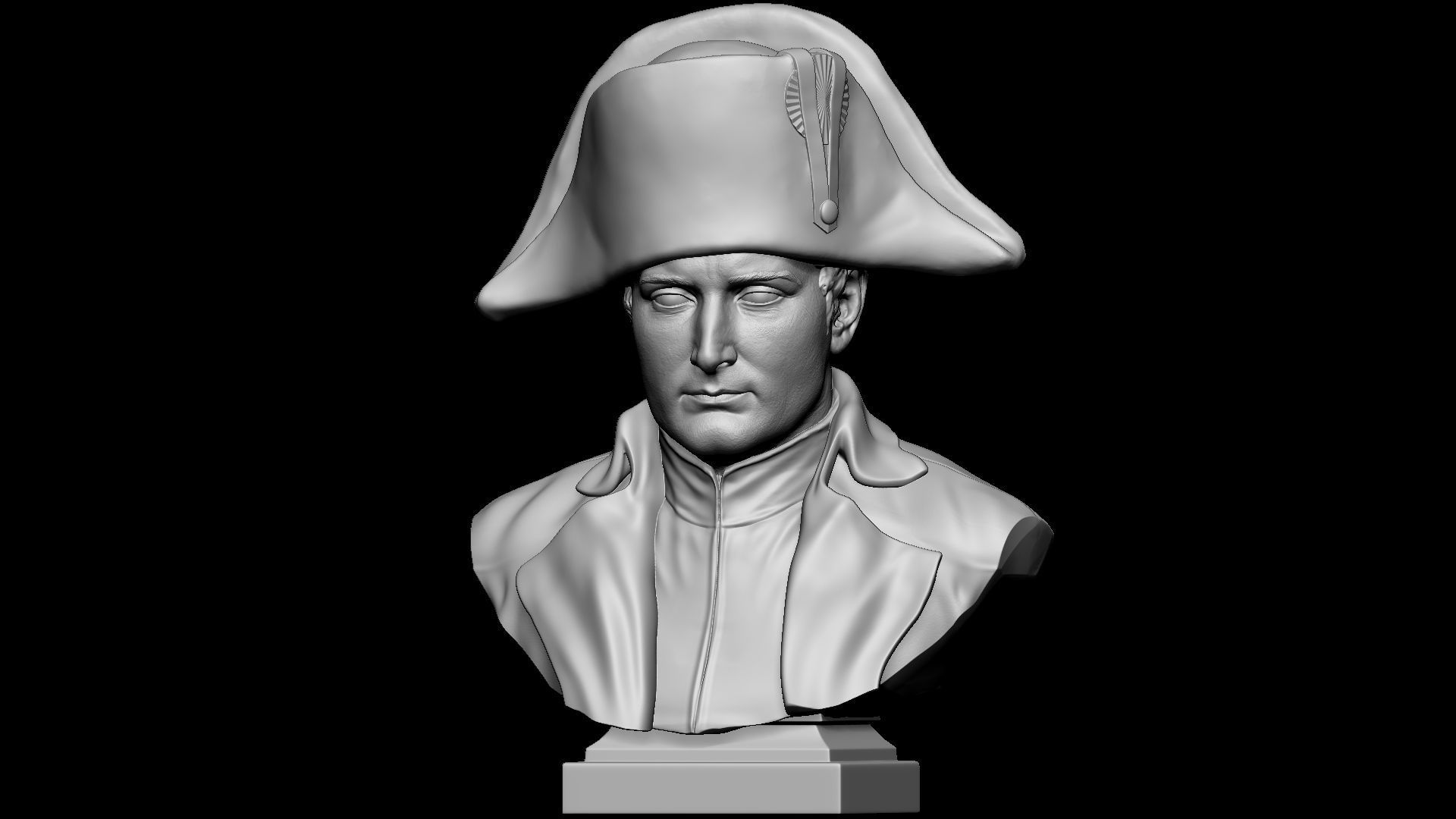 Napoleon Buonaparte v2 With hat 3D print model_31