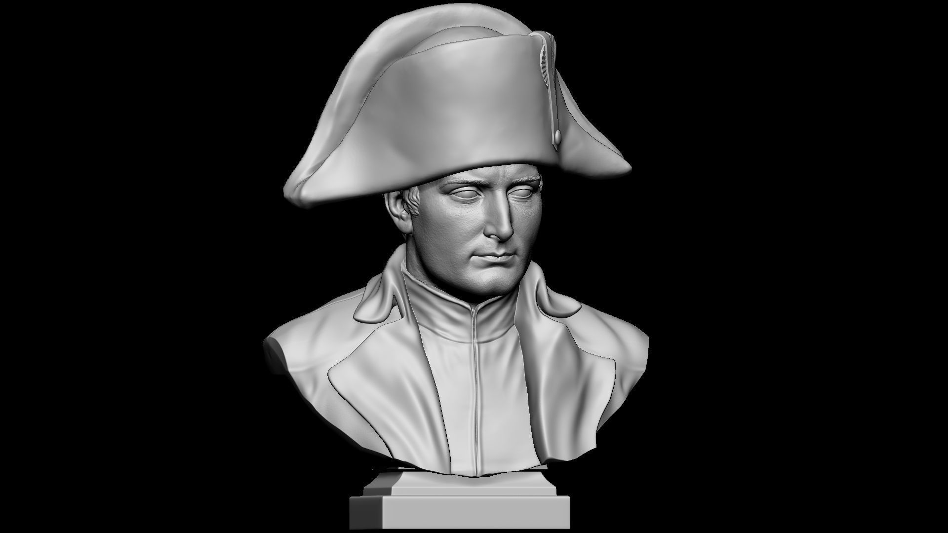 Napoleon Buonaparte v2 With hat 3D print model_25