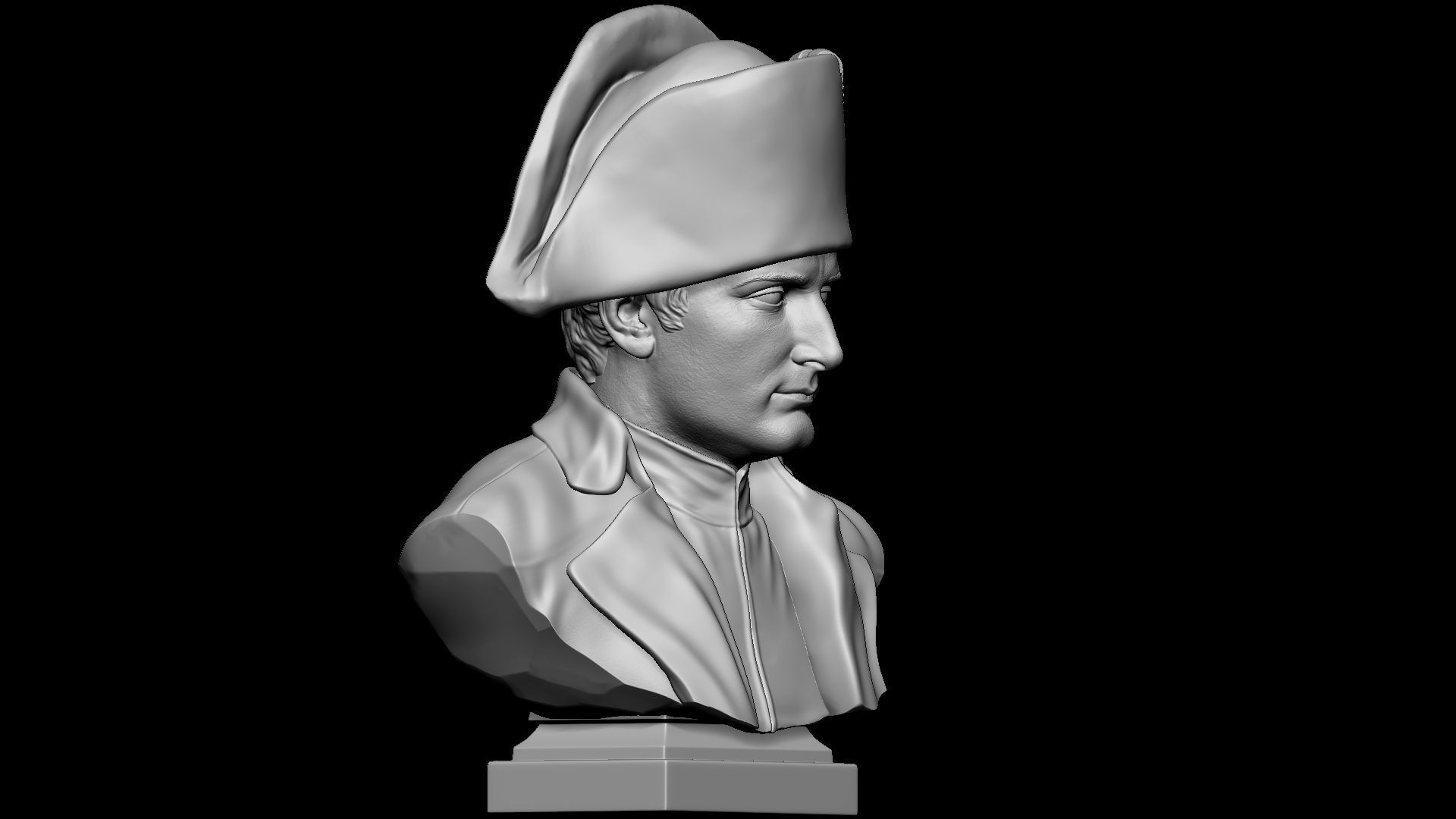 Napoleon Buonaparte v2 With hat 3D print model_22