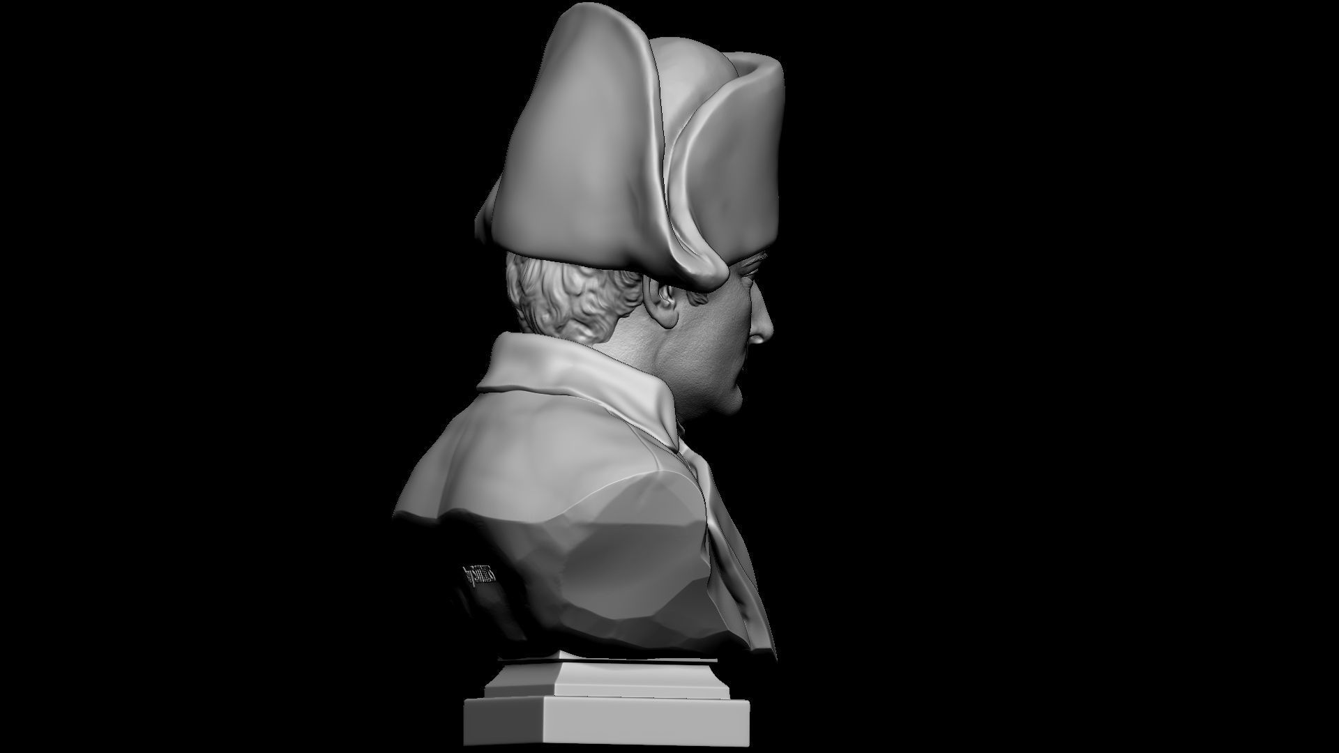 Napoleon Buonaparte v2 With hat 3D print model_18