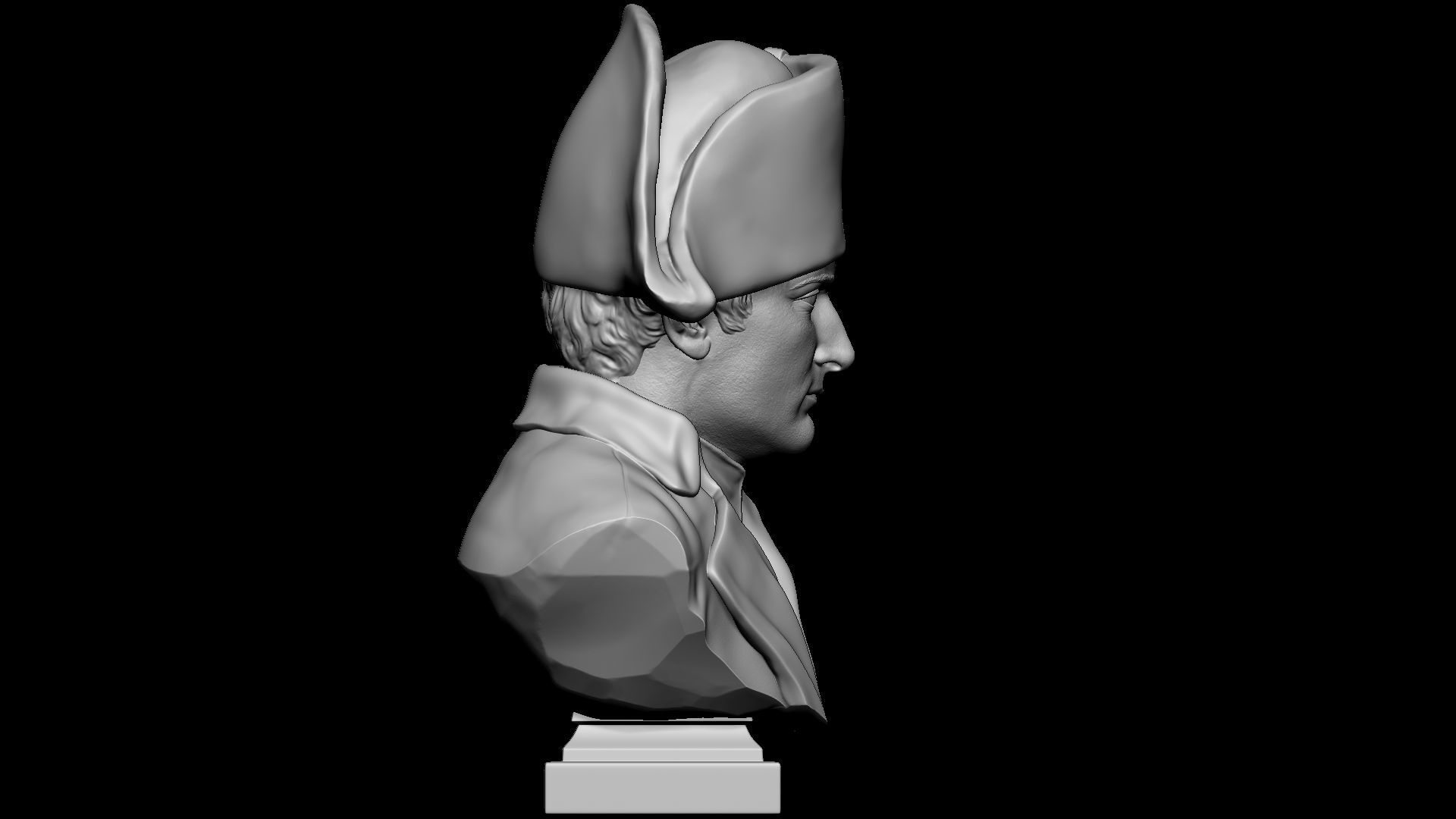 Napoleon Buonaparte v2 With hat 3D print model_20