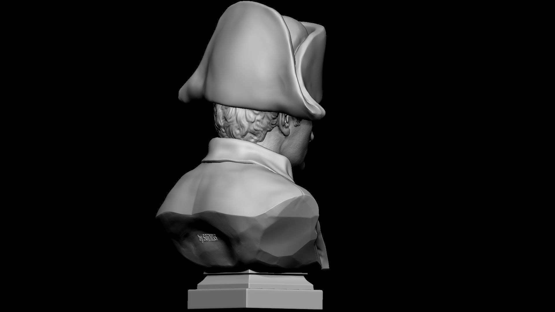 Napoleon Buonaparte v2 With hat 3D print model_17