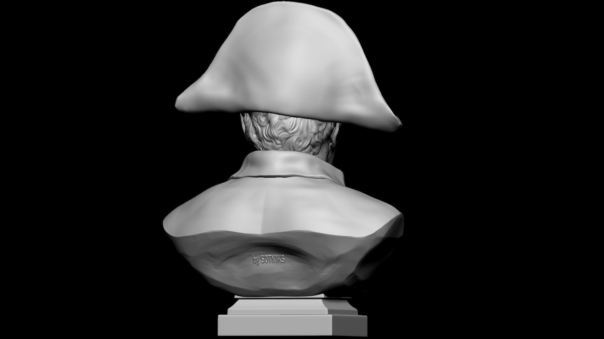 Napoleon Buonaparte v2 With hat 3D print model_14