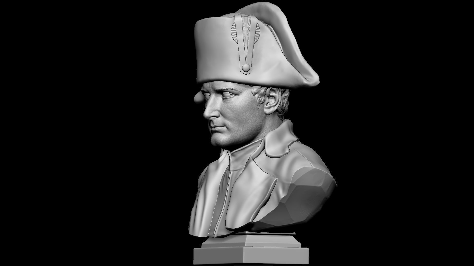 Napoleon Buonaparte v2 With hat 3D print model_34