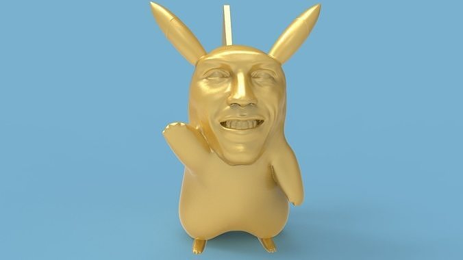 Pikachu Ronaldo 3D print model