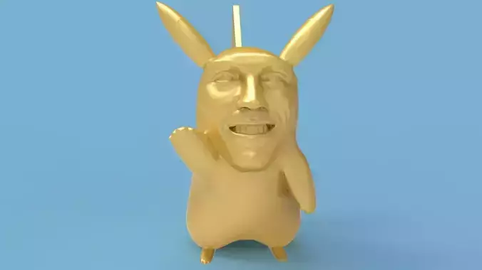 Pikachu Ronaldo 3D print model