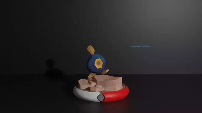 Roggenrola pokemon 3D print model 3D print model
