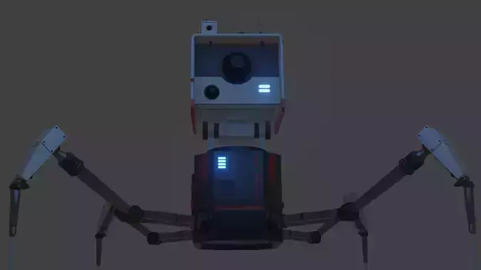 Sci fi Mech Companion Robot 3D model