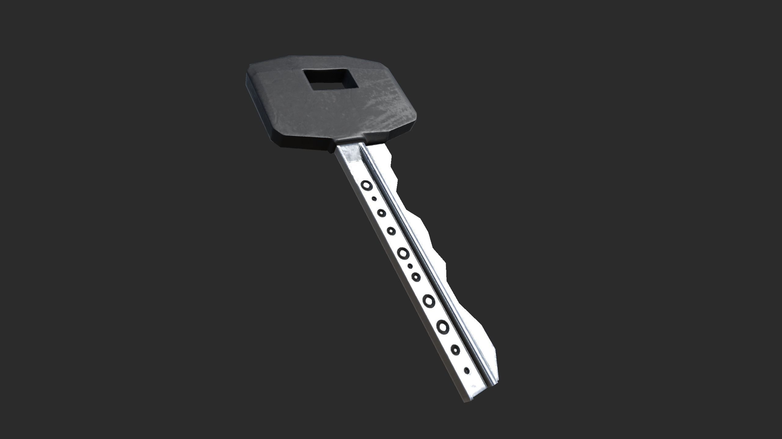 Lowpoly Keys Pack Low-poly 3D model_12