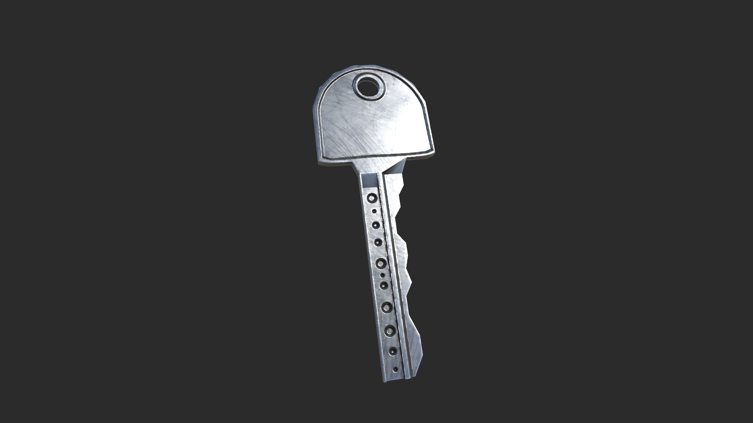 Lowpoly Keys Pack Low-poly 3D model_15