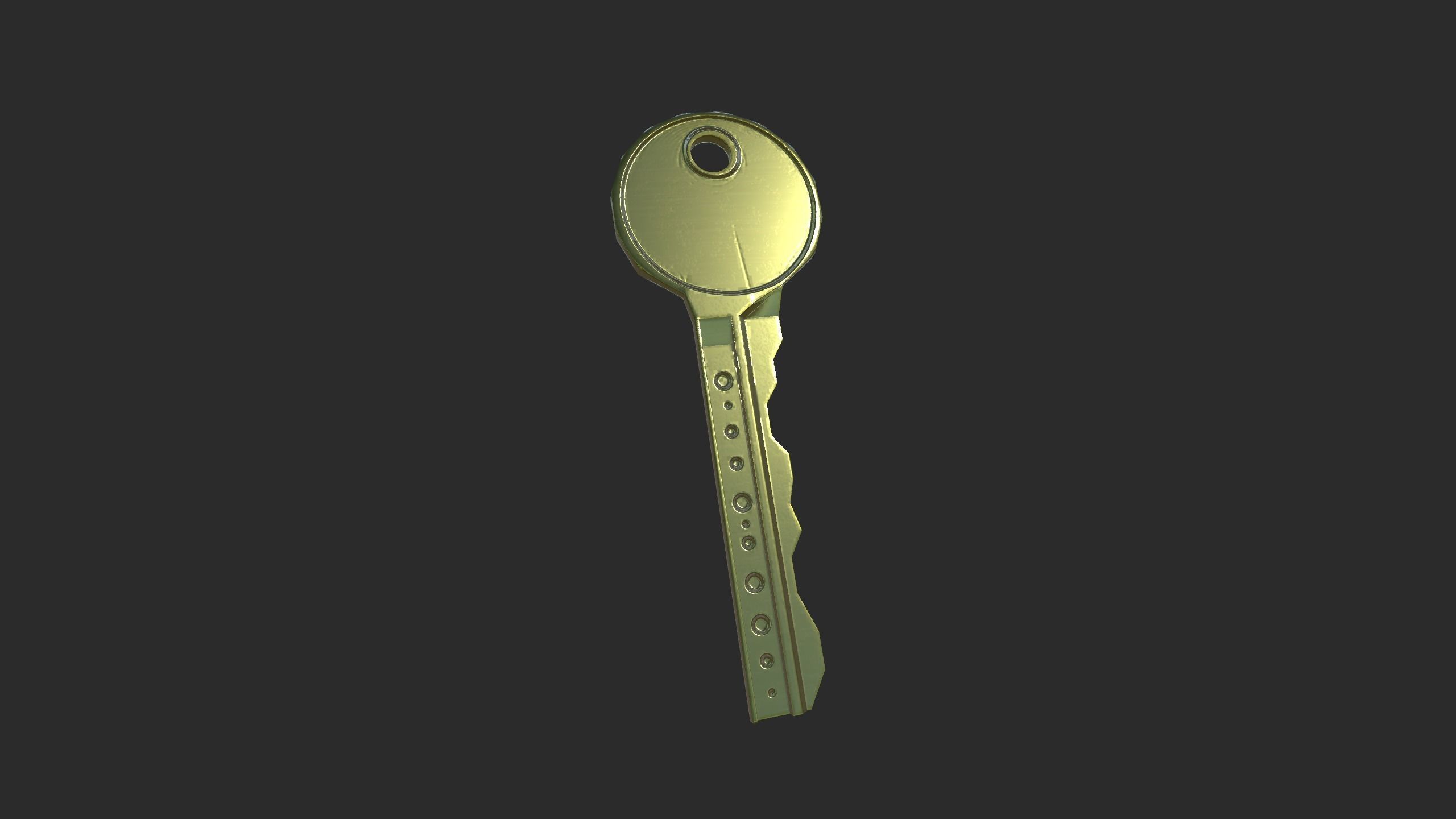 Lowpoly Keys Pack Low-poly 3D model_7