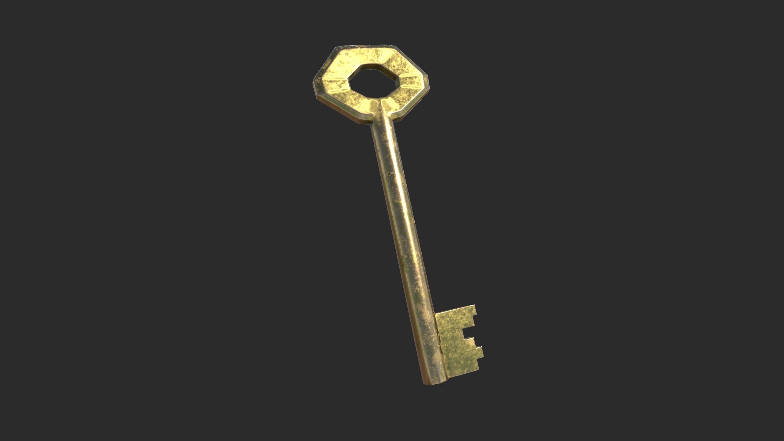 Lowpoly Keys Pack Low-poly 3D model_14
