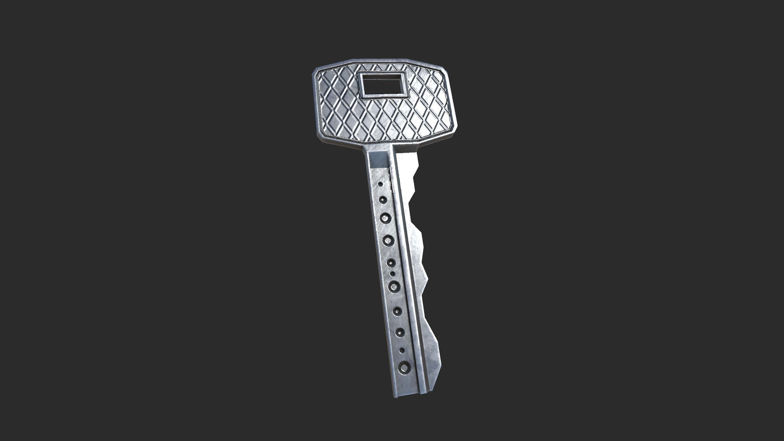 Lowpoly Keys Pack Low-poly 3D model_22