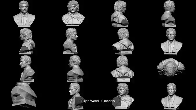 Elijah Wood 3D Model Collection