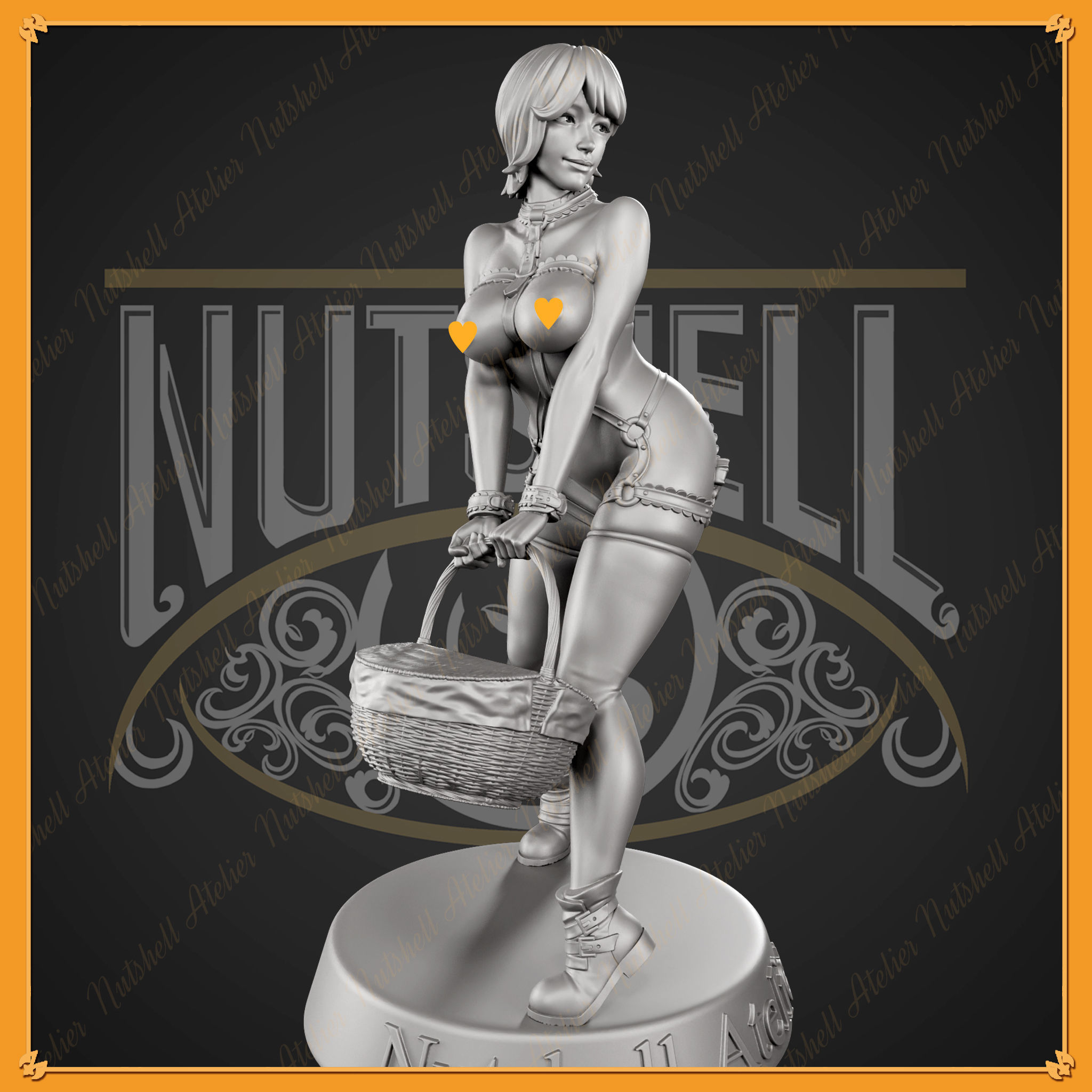 Nutshell Atelier - Sexy Red Riding hood - NSFW 3D print model_5