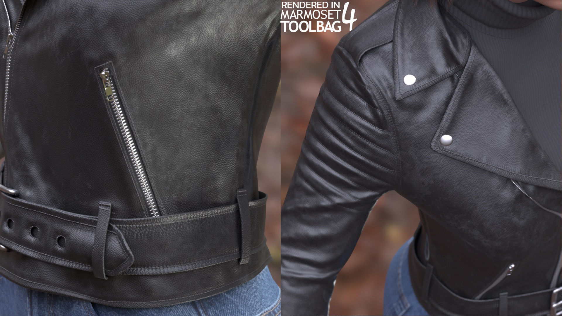 Woman in Casual Outfit - Modular - Rigged Low-poly 3D model_17