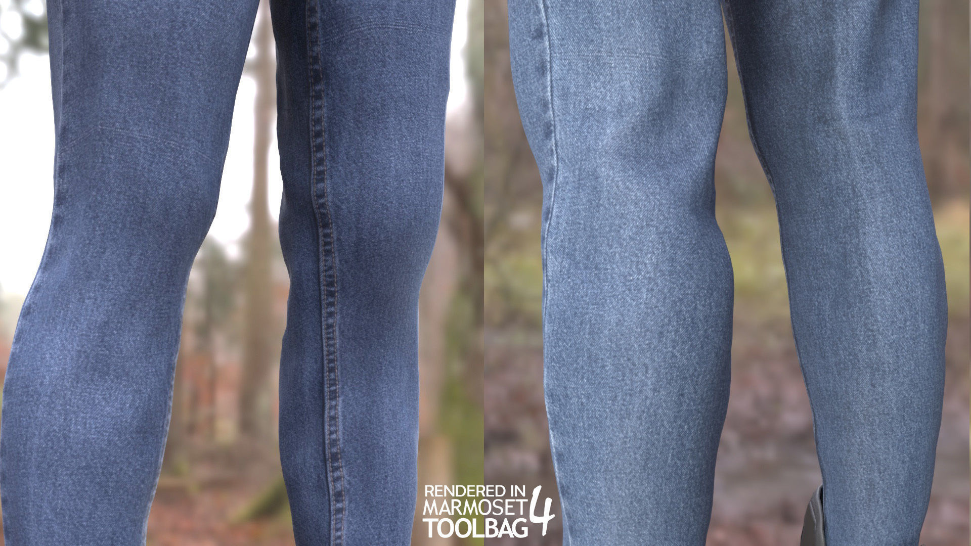 Woman in Casual Outfit - Modular - Rigged Low-poly 3D model_12