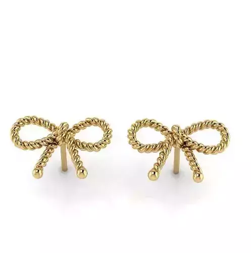 Earrings bow Model 3309