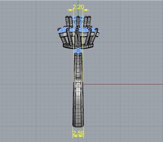 Engagement halo rings Model 3308 3D print model_7