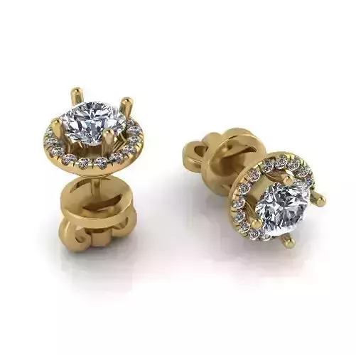 Round Earrings Puset Model 3307