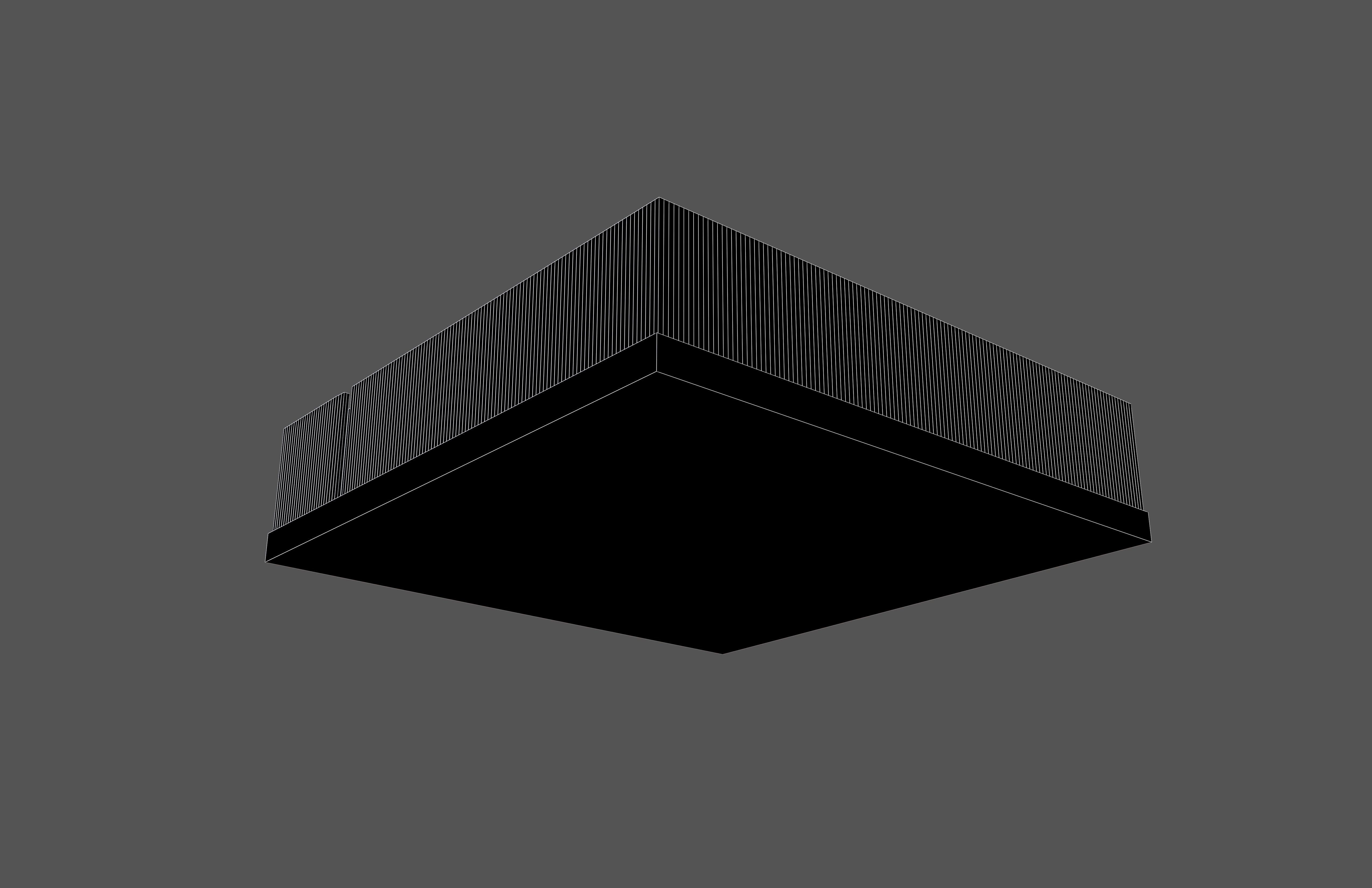 Square Labyrinth v1 002 Low-poly 3D model_7