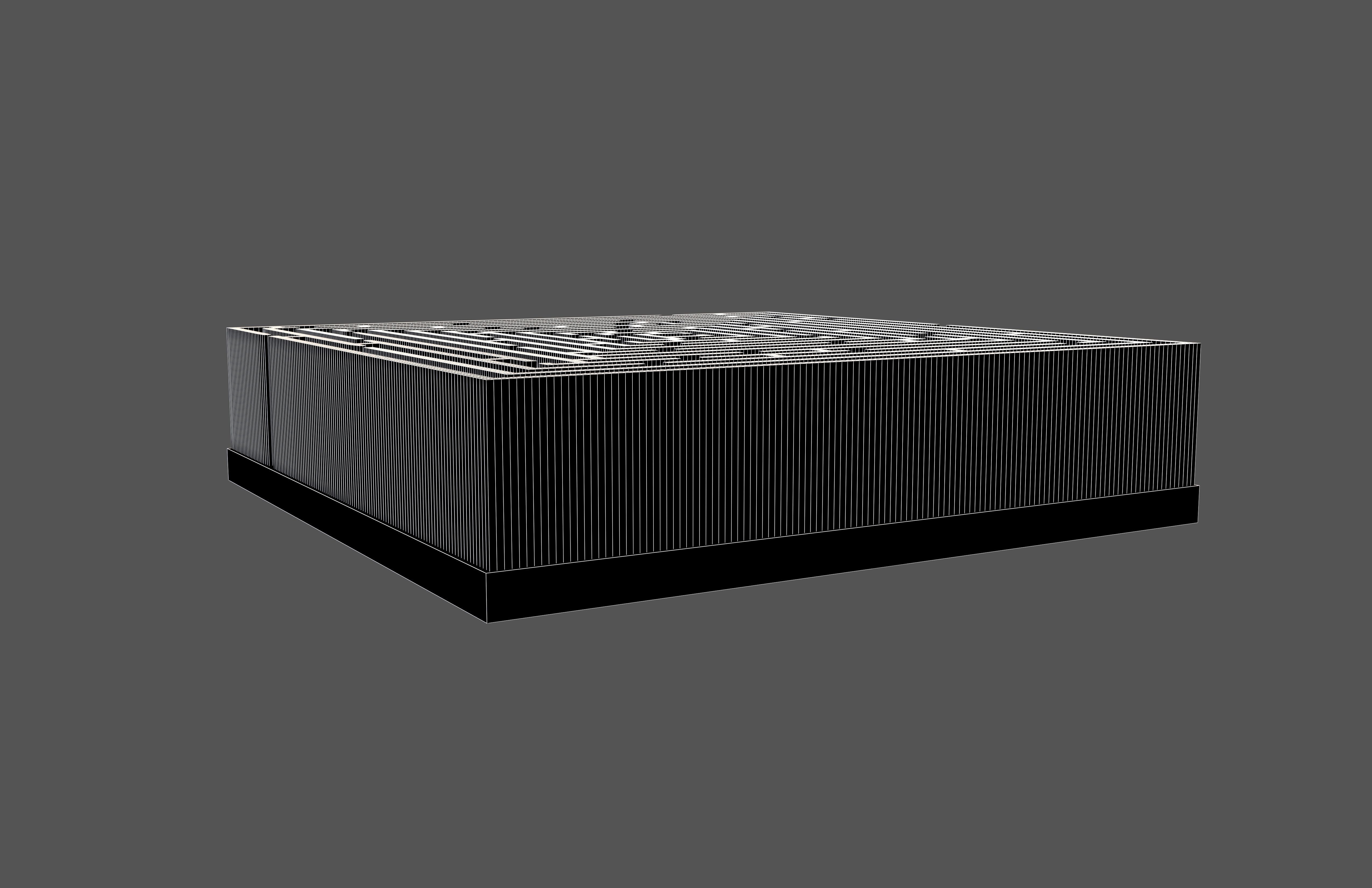 Square Labyrinth v1 002 Low-poly 3D model_5