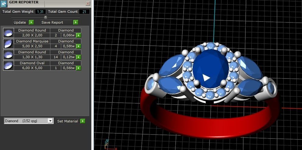 Ring Model 3303 3D print model_10