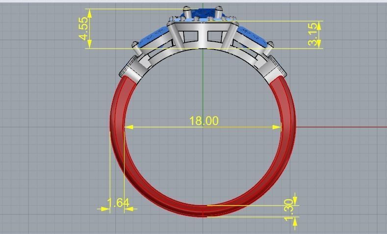 Ring Model 3303 3D print model_6
