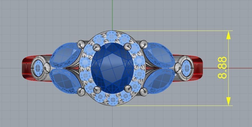 Ring Model 3303 3D print model_7