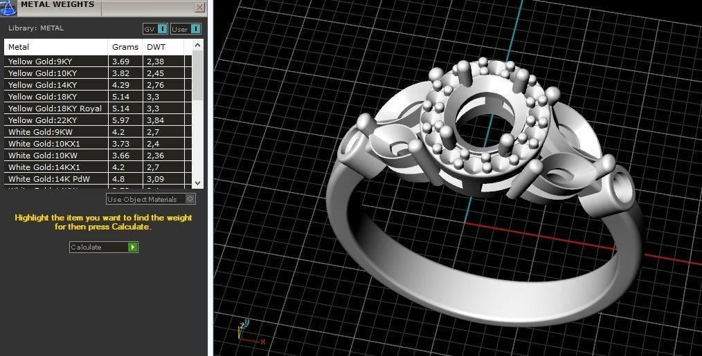 Ring Model 3303 3D print model_9