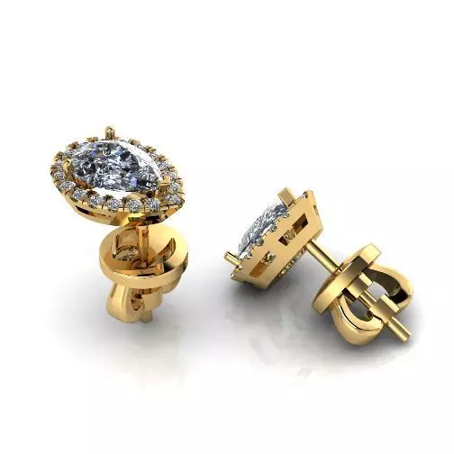 Earrings Puset Model 3297 3D print model