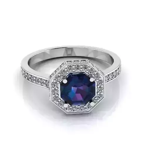 Engagement halo rings Model 3296 3D print model
