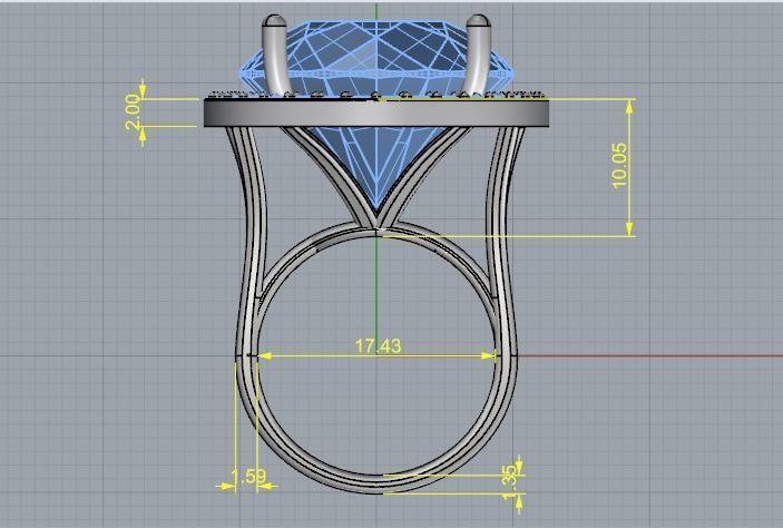 Ring Model 3295 3D print model_6