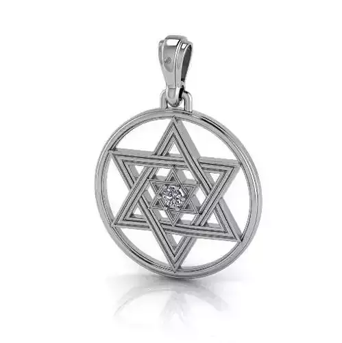 Pendant Star of David Model 3293