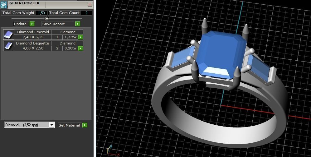 Graff style ring Model 3286 3D print model_9
