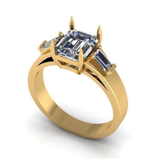 Graff style ring Model 3286 3D print model_1