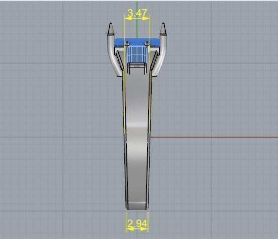 Graff style ring Model 3286 3D print model_7