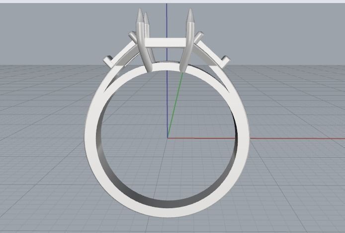 Graff style ring Model 3286 3D print model_4